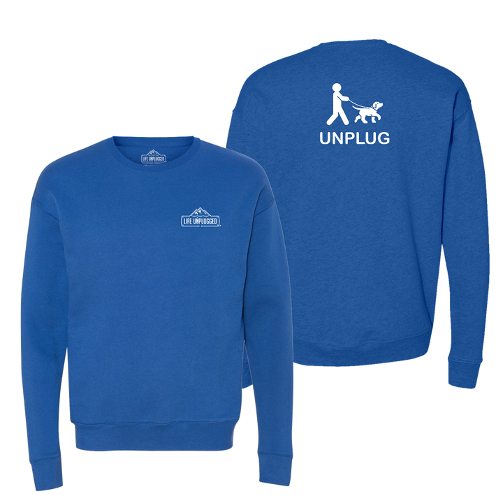 Dog Walking Midweight Super Soft Crewneck Sweatshirt