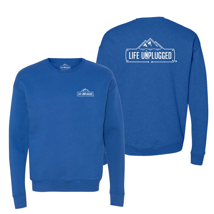 Life Unplugged Logo Midweight Super Soft Crewneck Sweatshirt