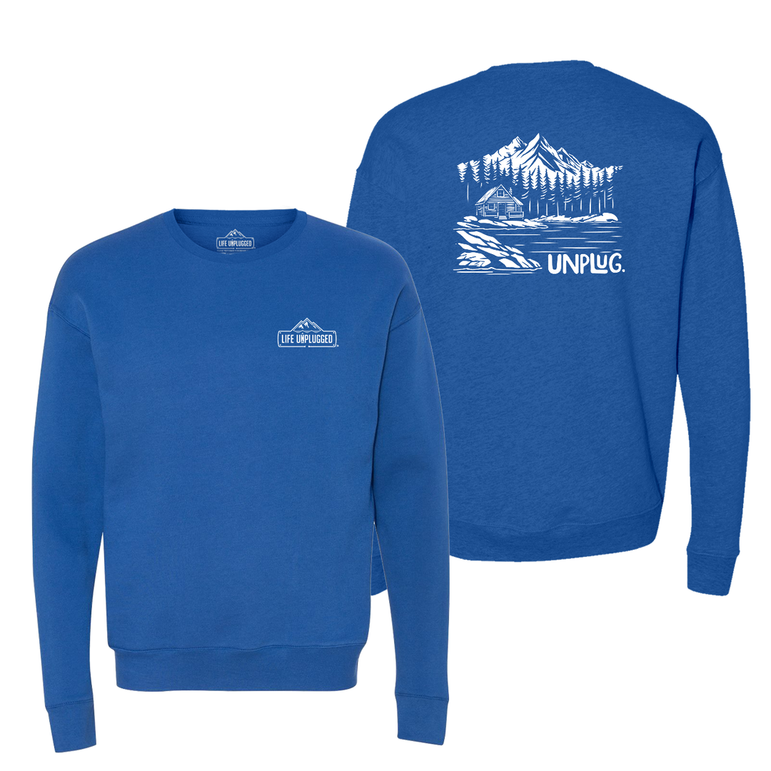 Cabin In The Woods Midweight Super Soft Crewneck Sweatshirt