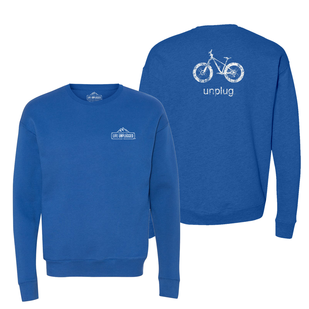 Fat Tire Bike Midweight Super Soft Crewneck Sweatshirt