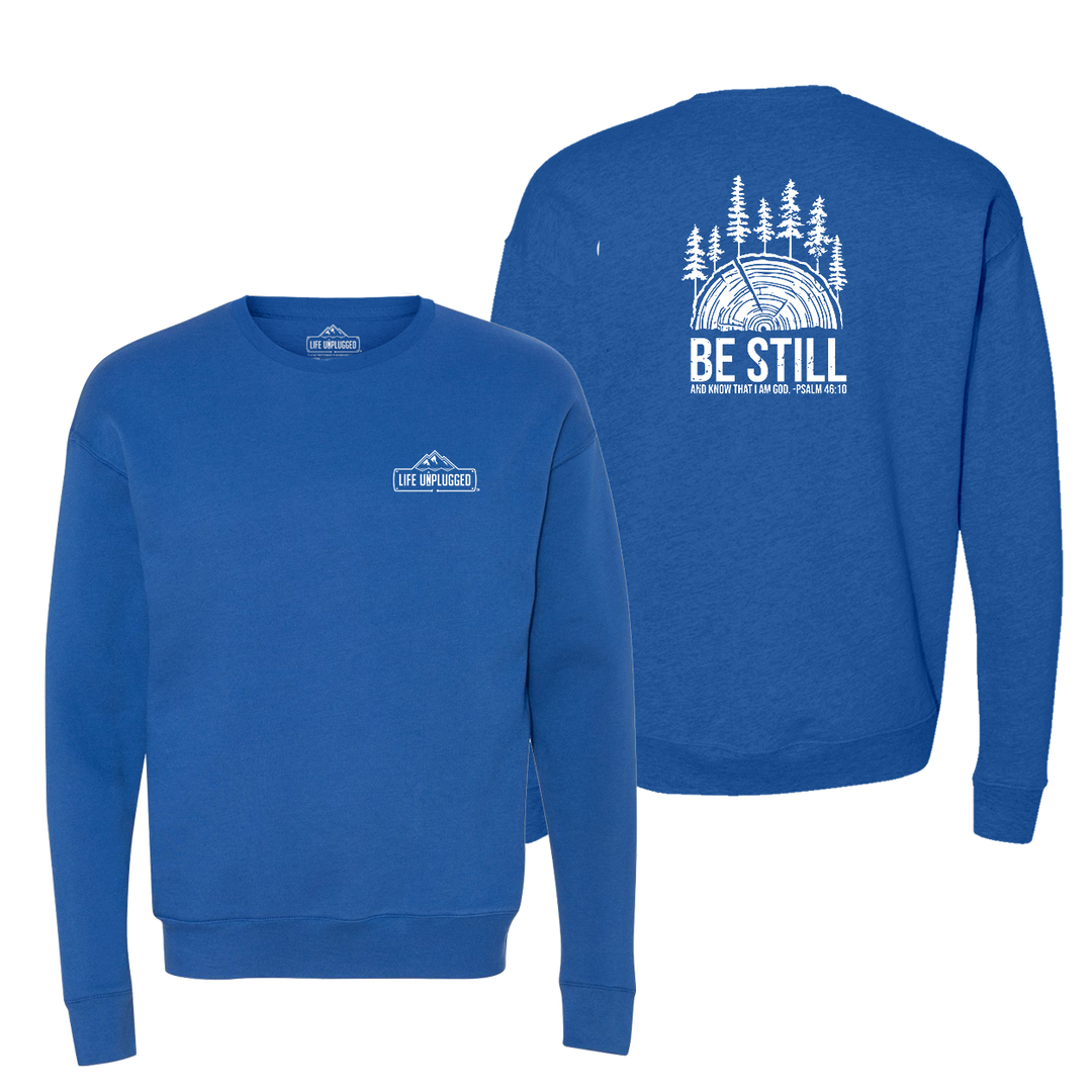 BE STILL IN THE WOODS Midweight Super Soft Crewneck