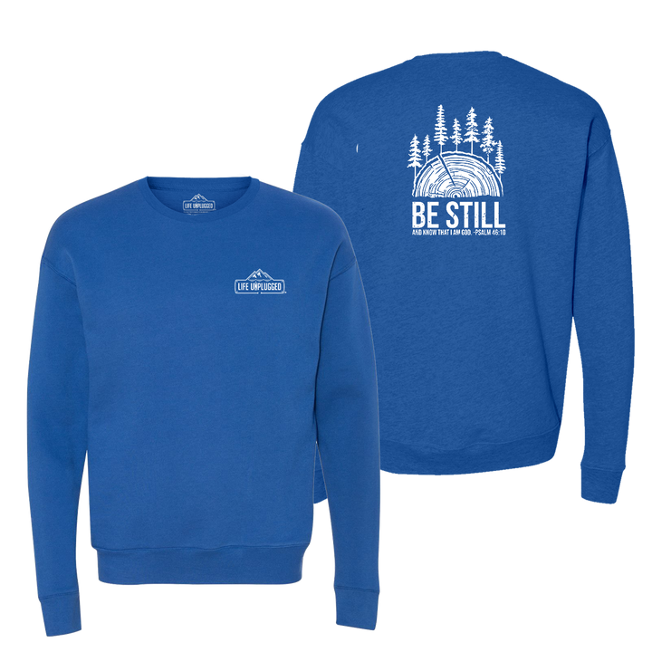 BE STILL IN THE WOODS Midweight Super Soft Crewneck
