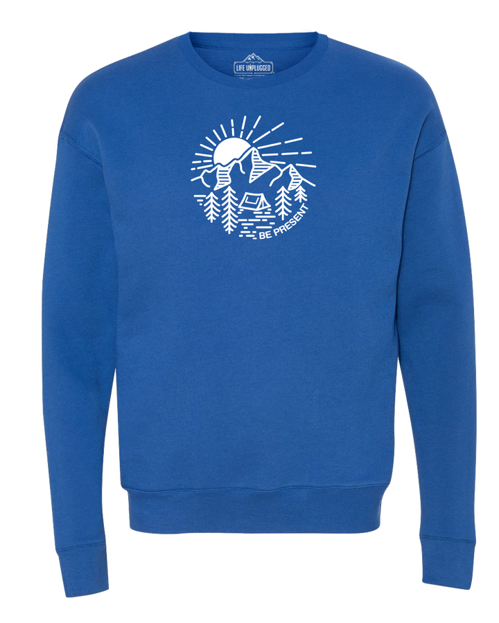 Mountain Sunset Midweight Super Soft Crewneck Sweatshirt