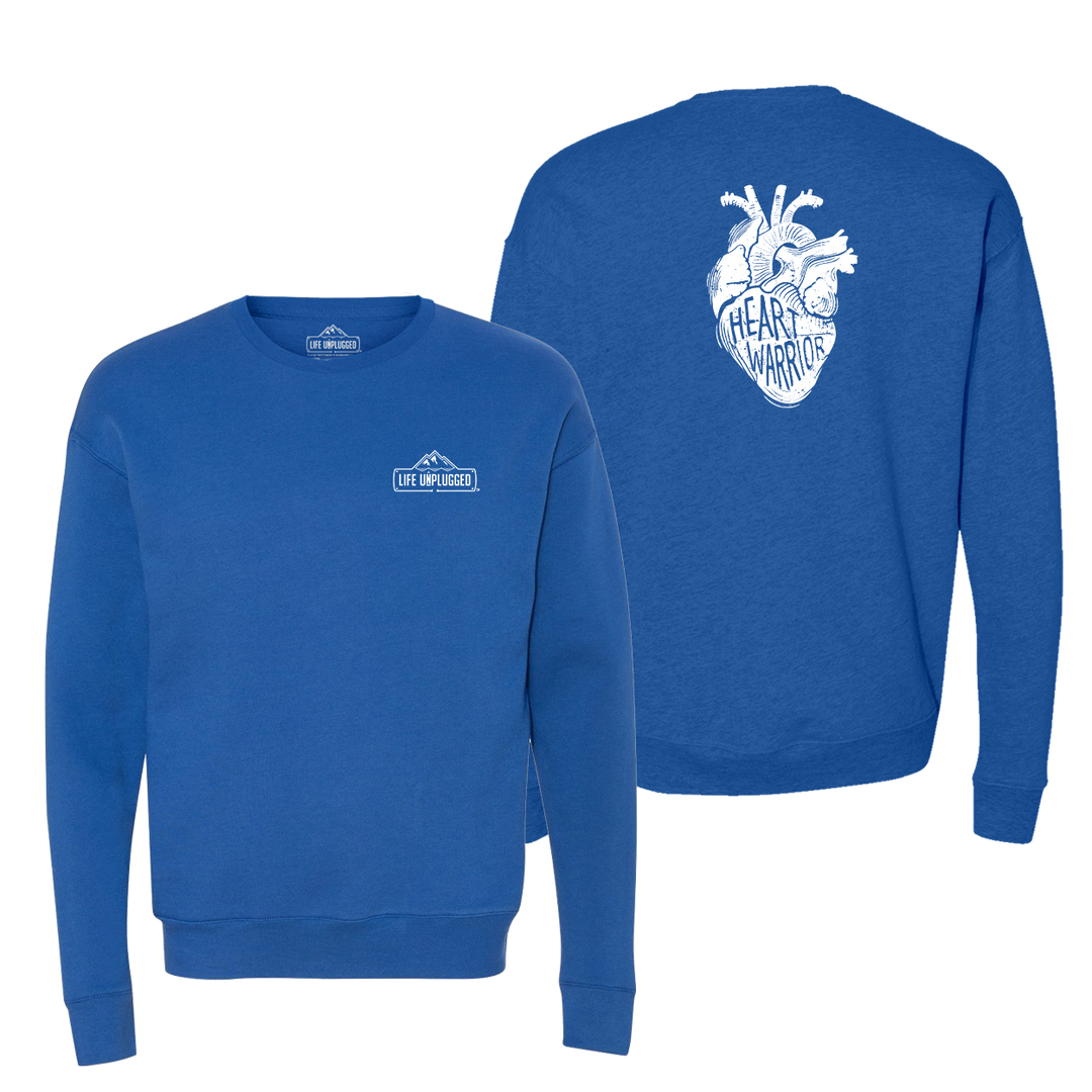 HEART WARRIOR Midweight Super Soft Crewneck Sweatshirt