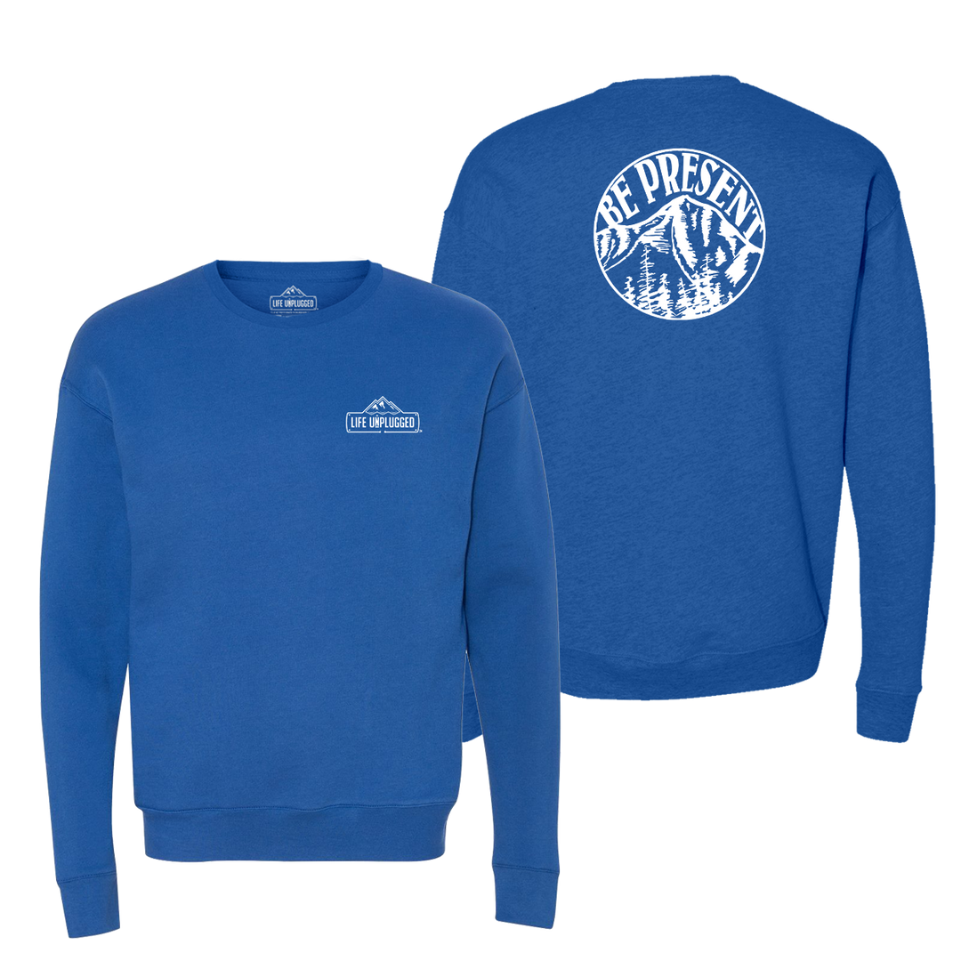 Be Present Mountain Midweight Super Soft Crewneck Sweatshirt