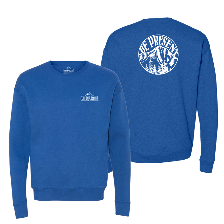 Be Present Mountain Midweight Super Soft Crewneck Sweatshirt