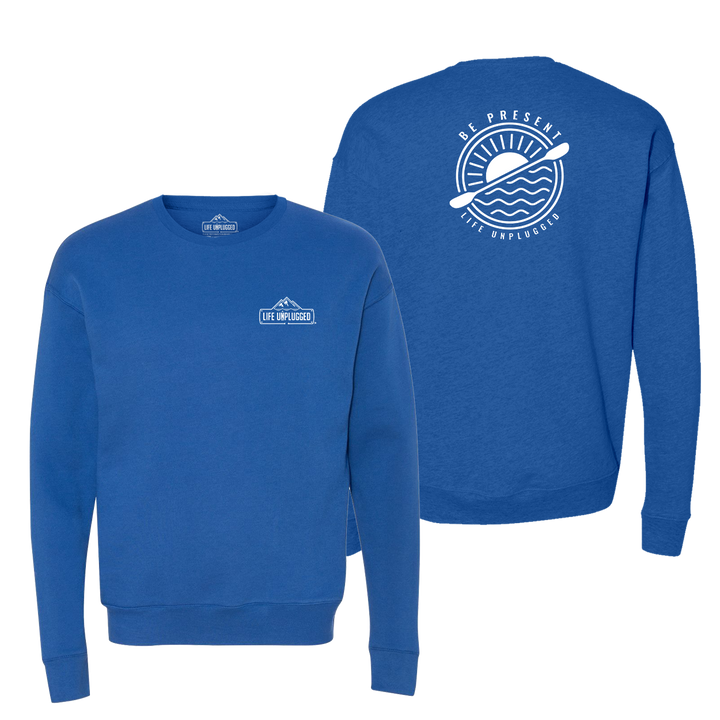 Be Present Paddle Midweight Super Soft Crewneck Sweatshirt