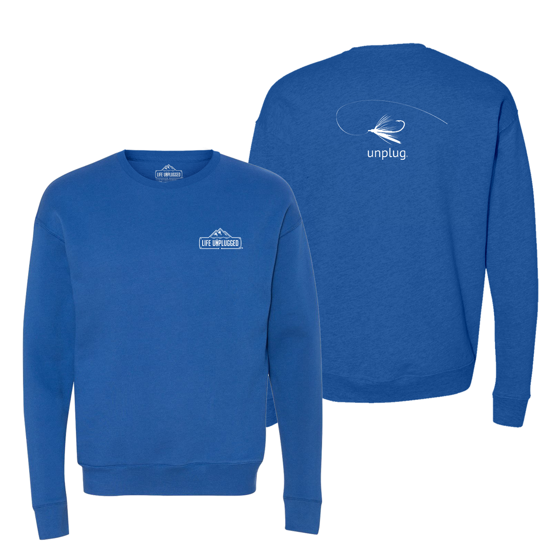 Fly Fishing Midweight Super Soft Crewneck Sweatshirt