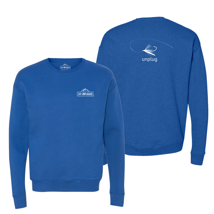 Fly Fishing Midweight Super Soft Crewneck Sweatshirt