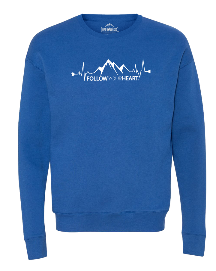 Follow Your Heart Midweight Super Soft Crewneck Sweatshirt