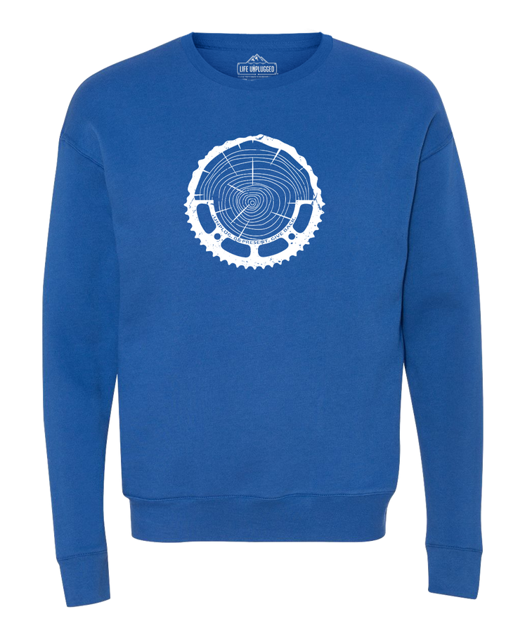 Tree Rings Chainring Midweight Super Soft Crewneck Sweatshirt