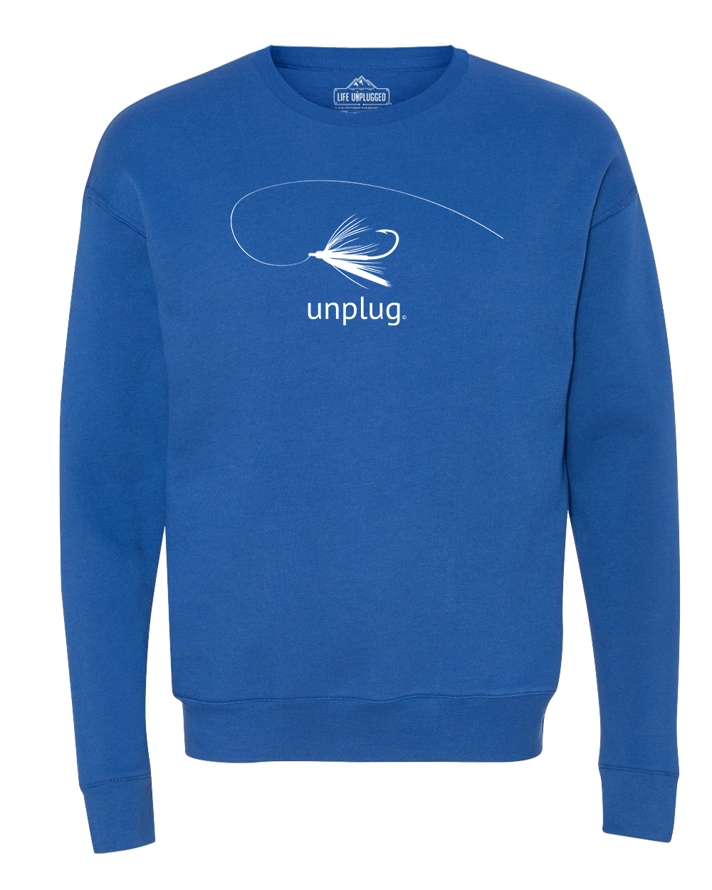 Fly Fishing Midweight Super Soft Crewneck Sweatshirt