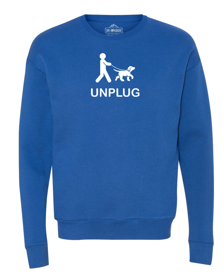 Dog Walking Midweight Super Soft Crewneck Sweatshirt