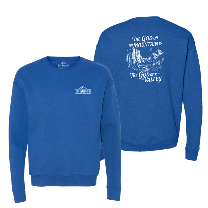 God On The Mountain Midweight Super Soft Crewneck