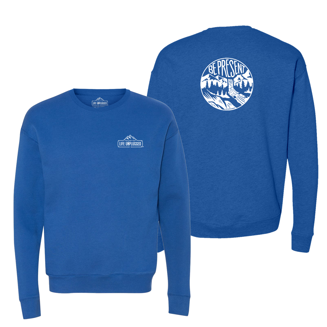 Be Present Waterfall Midweight Super Soft Crewneck Sweatshirt