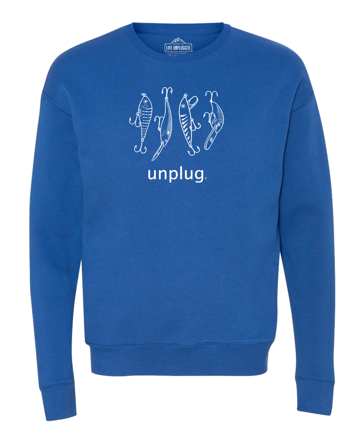 Fishing Lures Midweight Super Soft Crewneck Sweatshirt
