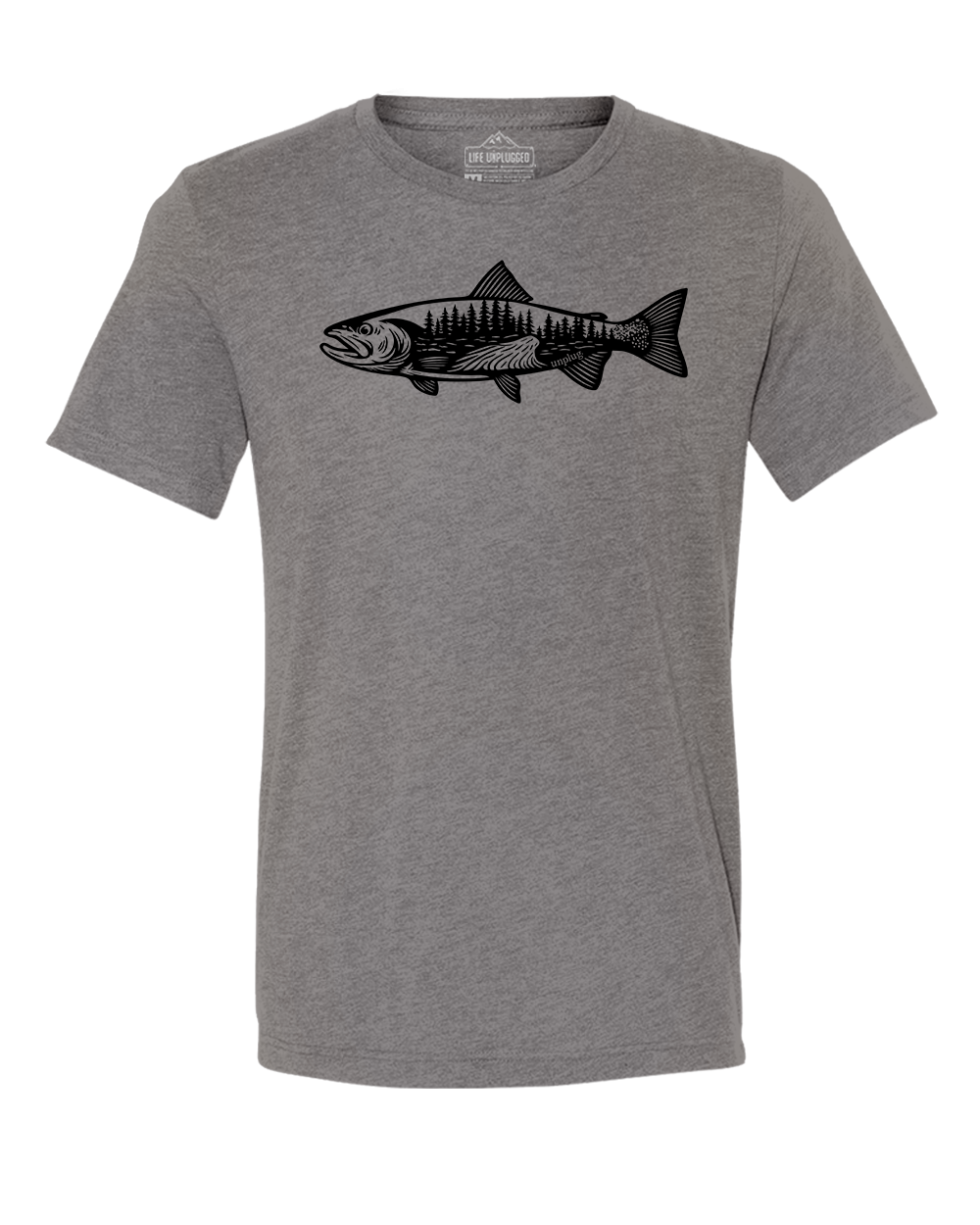 WOODLAND TROUT Triblend T-Shirt