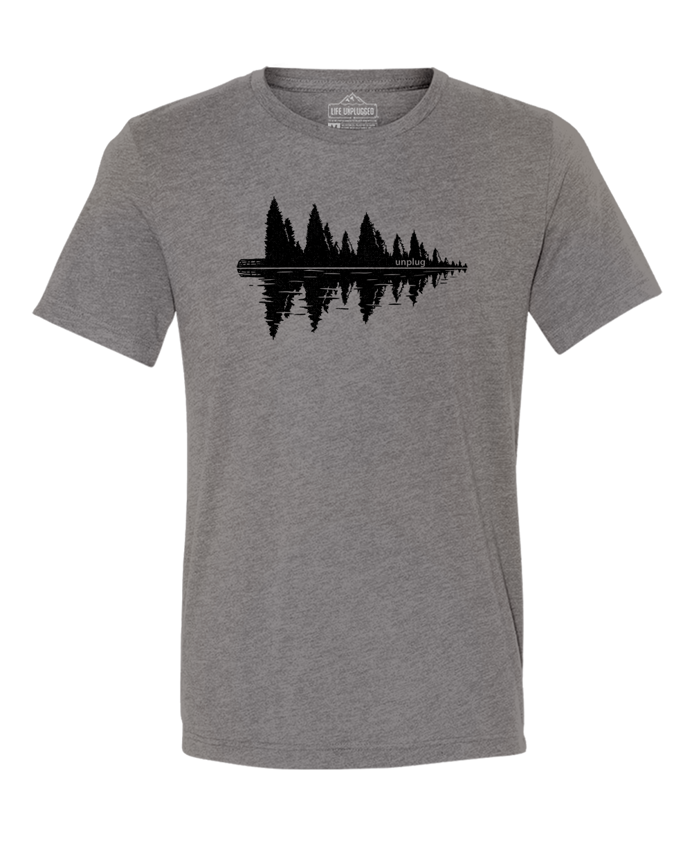 Lakeside Tree Reflection Triblend T-Shirt