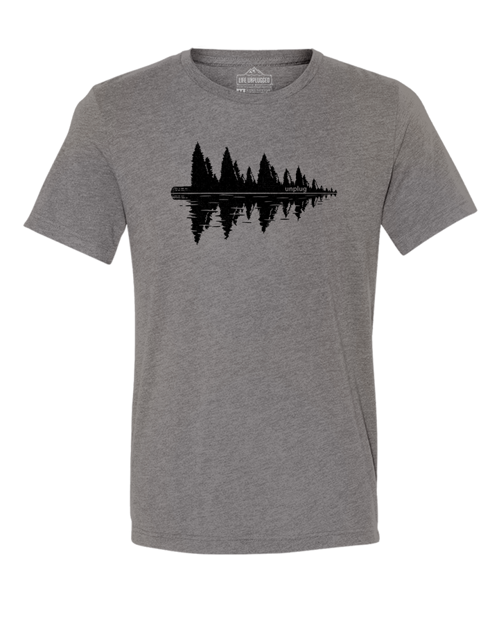 Lakeside Tree Reflection Triblend T-Shirt
