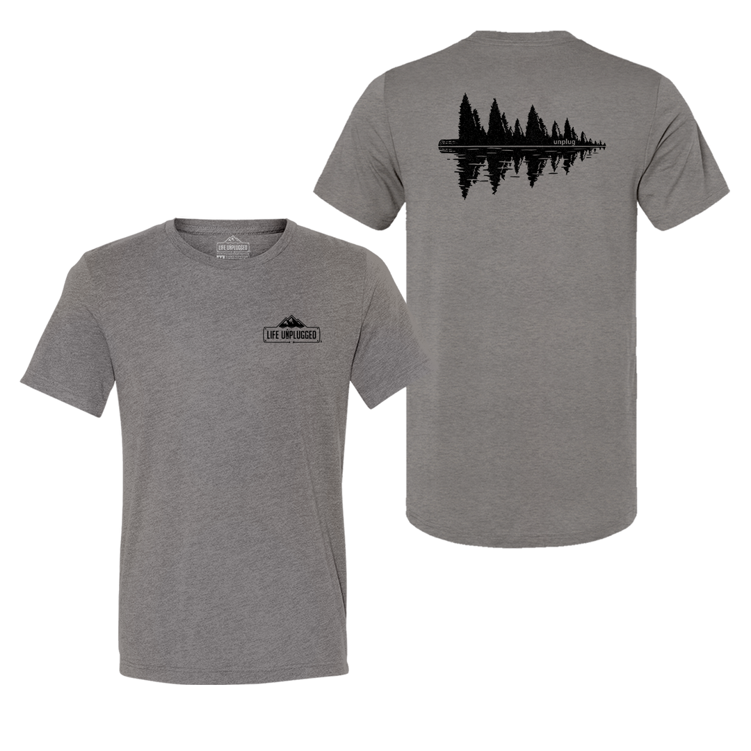 Lakeside Tree Reflection Triblend T-Shirt