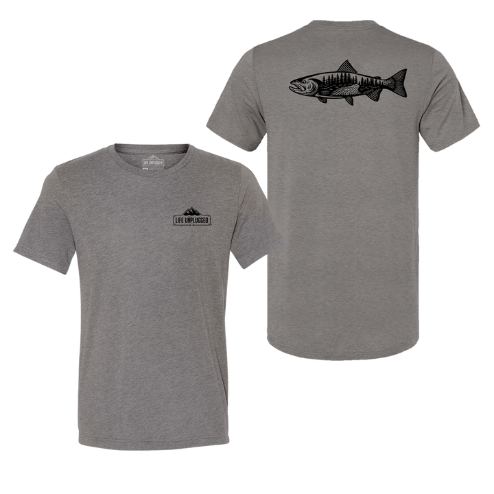 WOODLAND TROUT Triblend T-Shirt