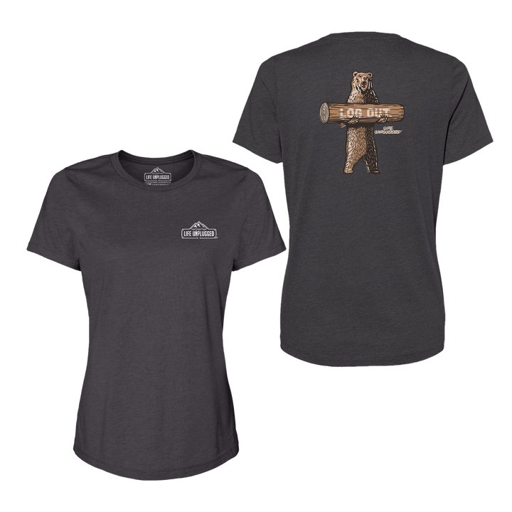 LOG OUT BEAR Women's T-Shirt