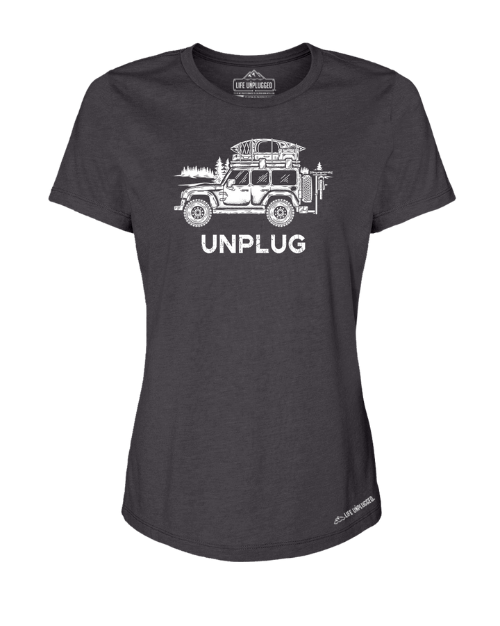 Off-road Vehicle Premium Women's Relaxed Fit Polyblend T-shirt - Life Unplugged