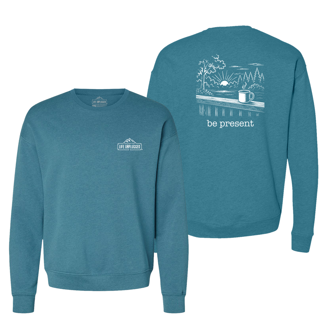 BACK PORCH COFFEE Midweight Super Soft Crewneck