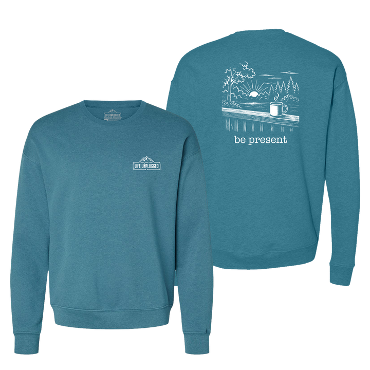 BACK PORCH COFFEE Midweight Super Soft Crewneck