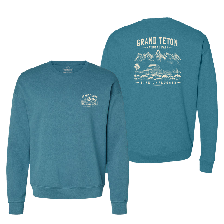 GRAND TETON NATIONAL PARK Midweight Super Soft Crewneck