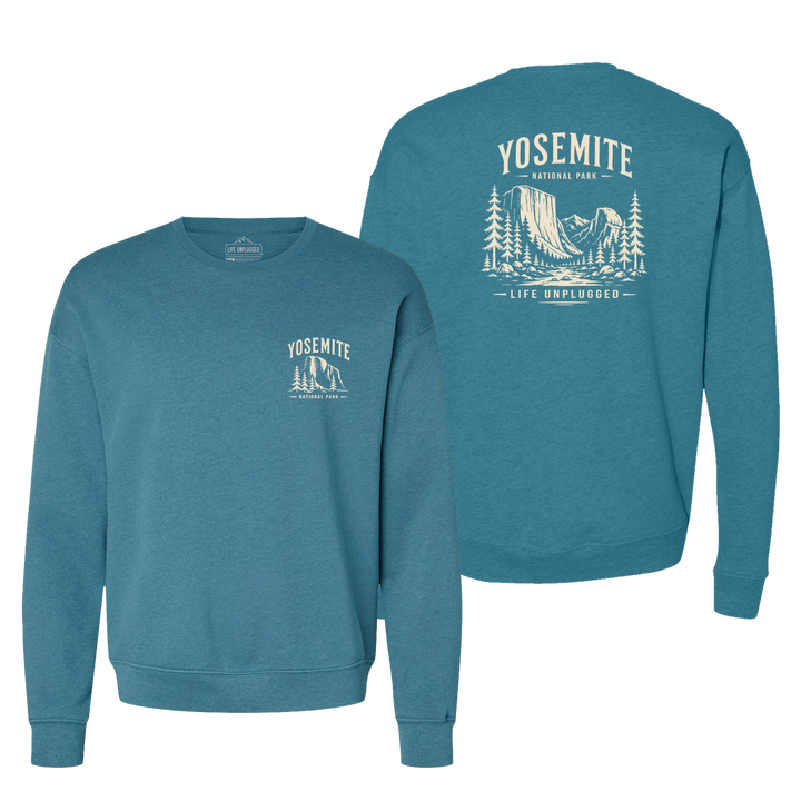 YOSEMITE NATIONAL PARK Midweight Super Soft Crewneck