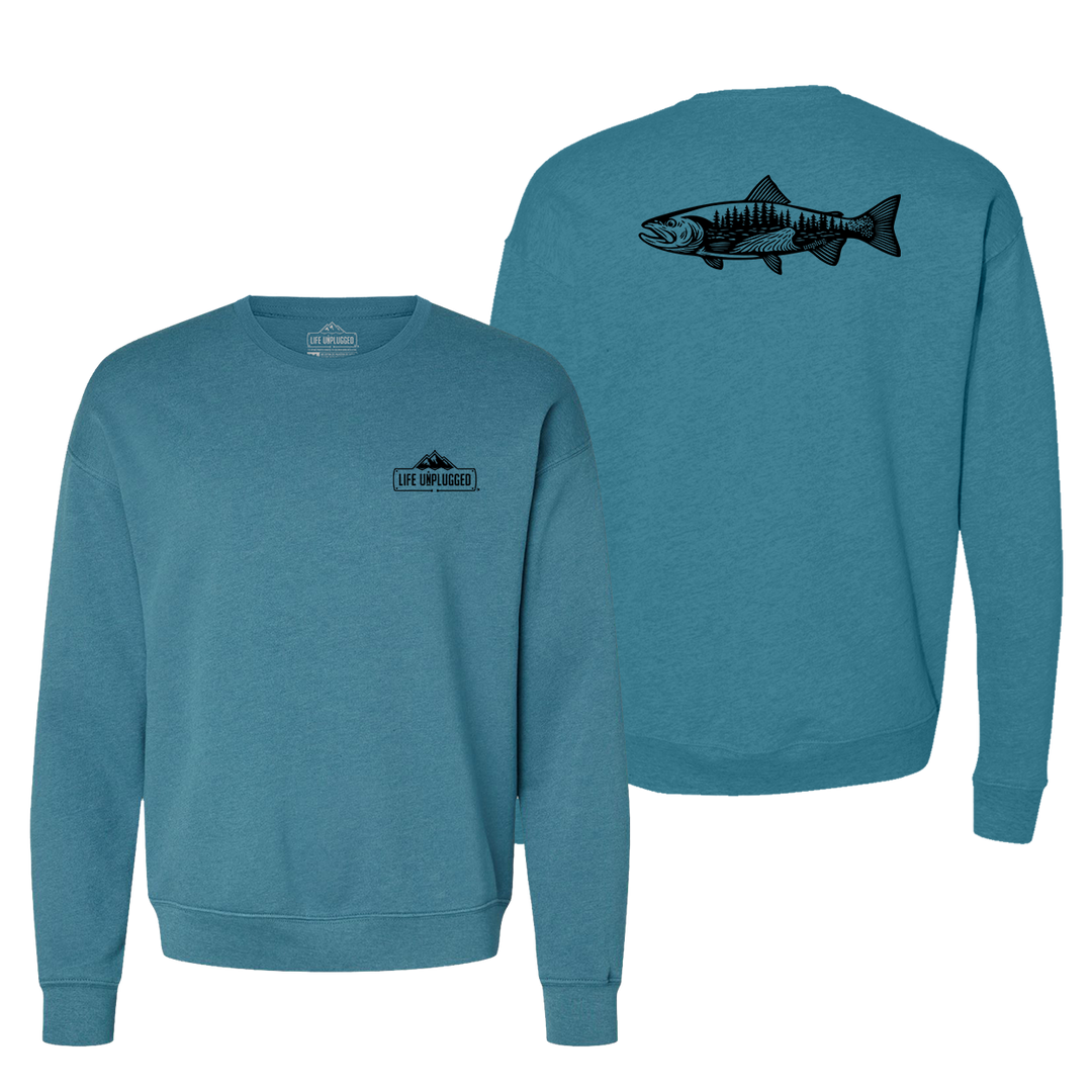 WOODLAND TROUT Midweight Super Soft Crewneck