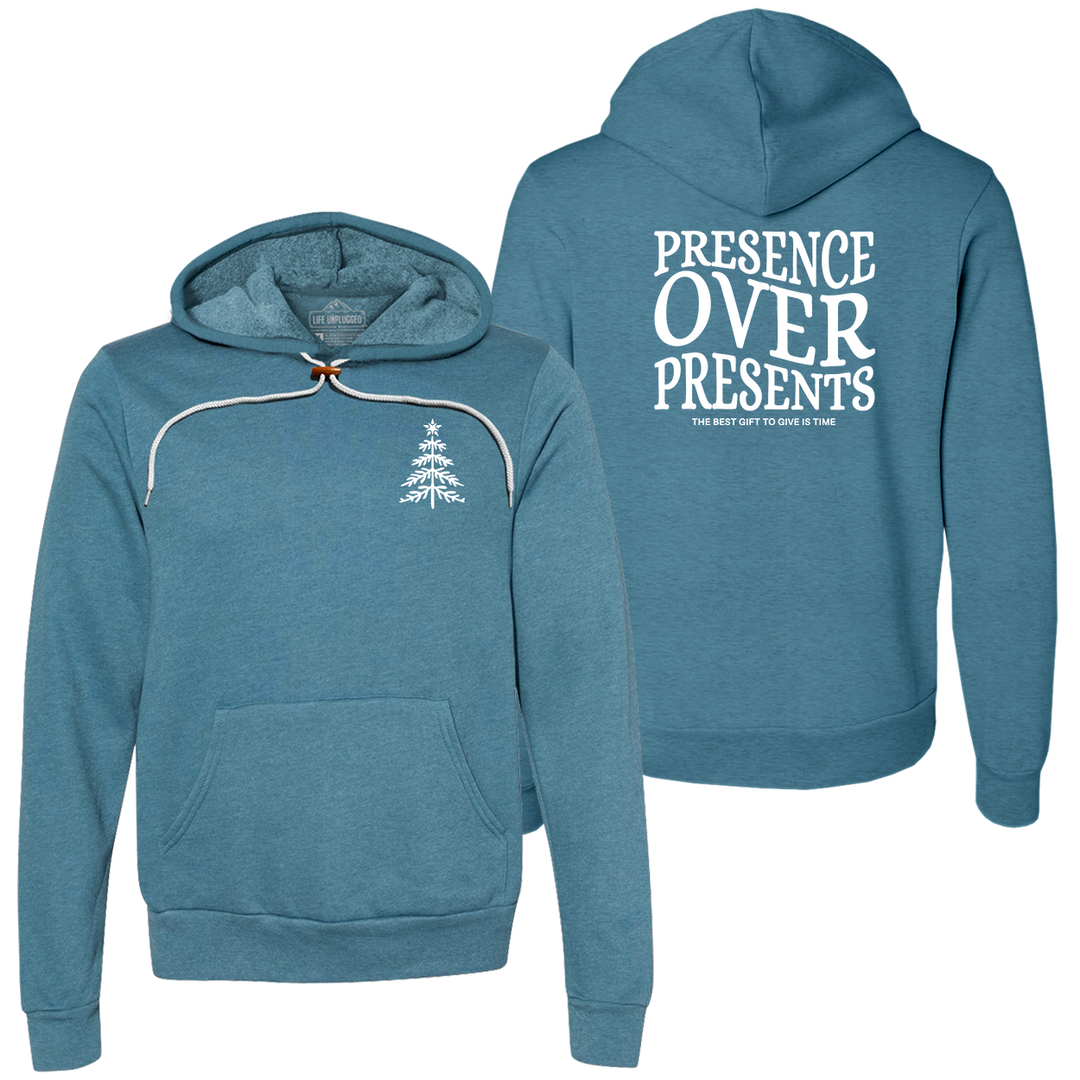 Presence Over Presents Super Soft Hoodie