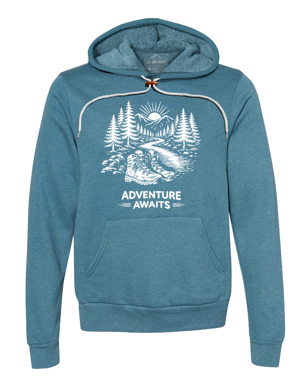 ADVENTURE AWAITS Super Soft Hoodie