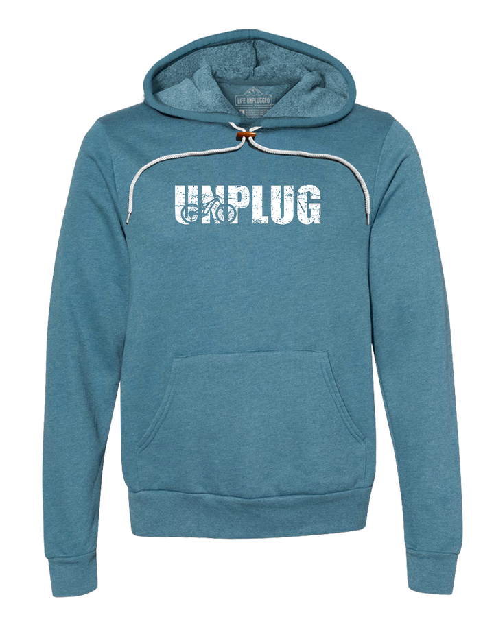 Unplug Mountain Bike Silhouette Super Soft Hoodie