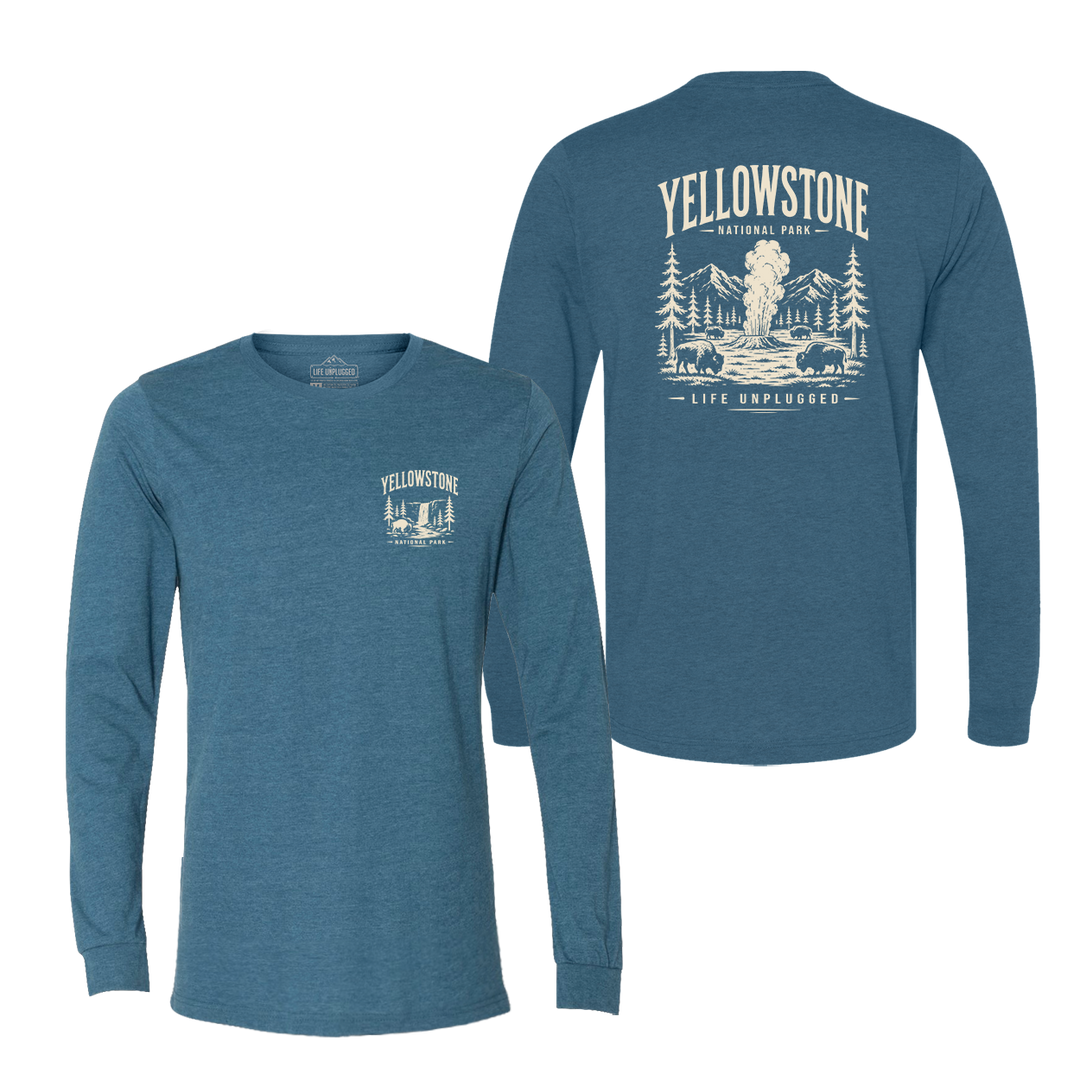 YELLOWSTONE NATIONAL PARK Long Sleeve T-Shirt