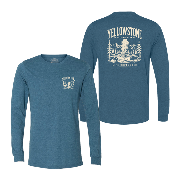 YELLOWSTONE NATIONAL PARK Long Sleeve T-Shirt