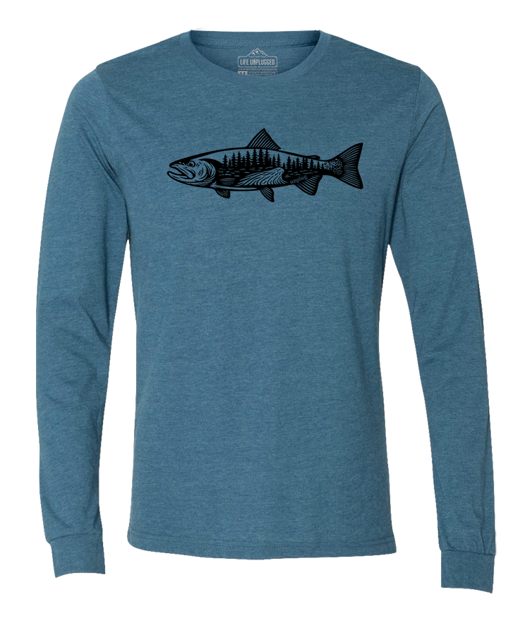 WOODLAND TROUT Long Sleeve T-Shirt