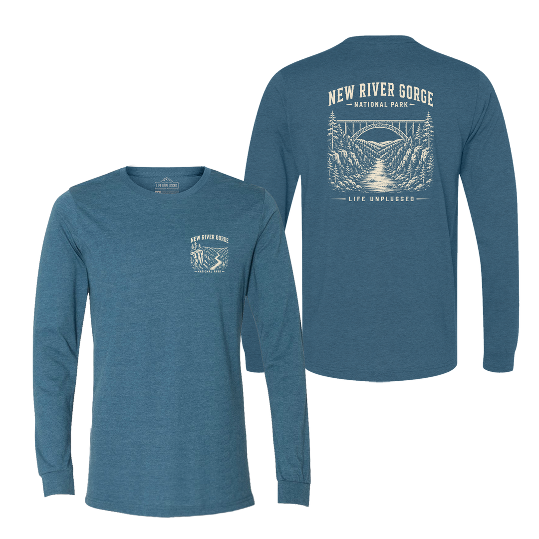 NEW RIVER GORGE NATIONAL PARK Long Sleeve T-Shirt