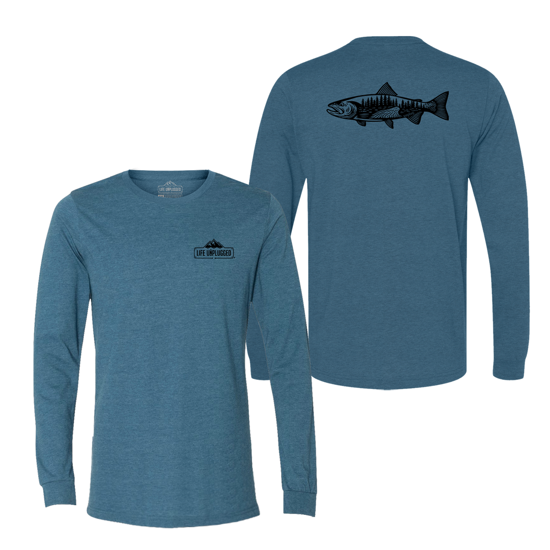 WOODLAND TROUT Long Sleeve T-Shirt