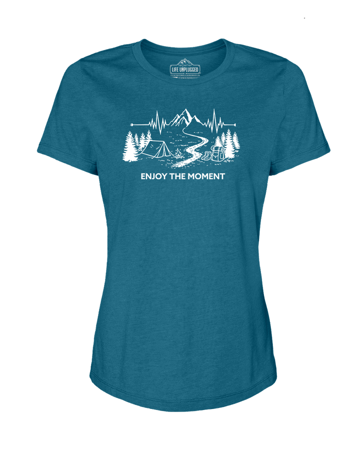 ENJOY THE MOMENT (MOUNTAIN SCENE) Women's T-Shirt