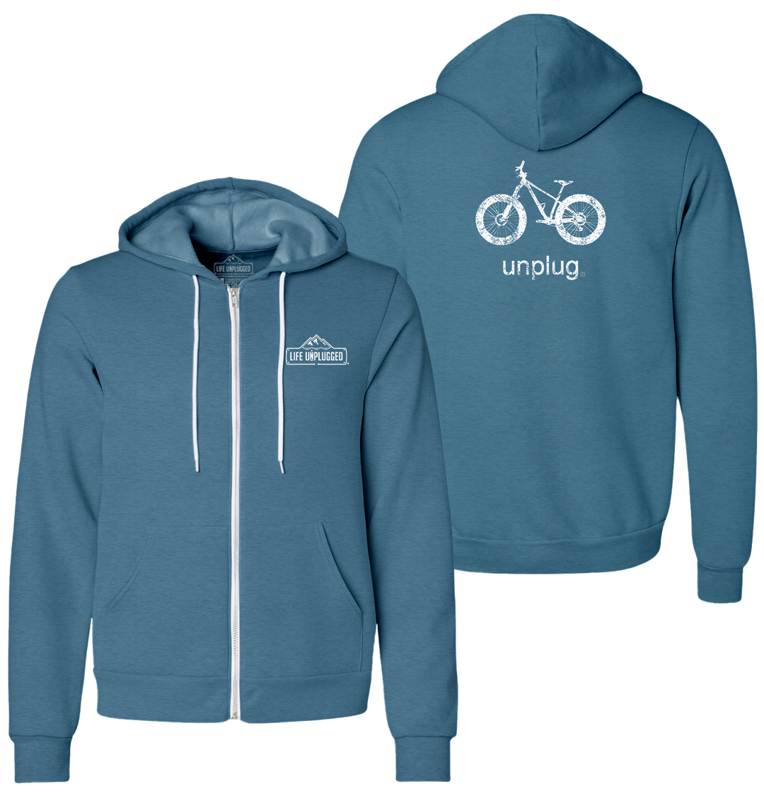 FAT TIRE BIKE Supersoft Midweight Zip Up Hoodie