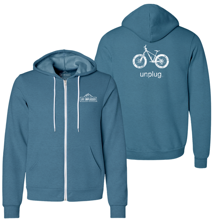 FAT TIRE BIKE Supersoft Midweight Zip Up Hoodie