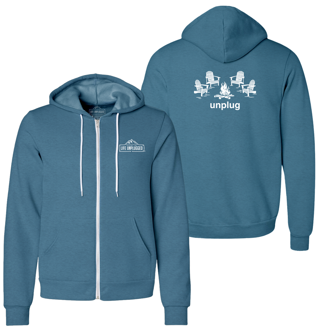 CAMPFIRE CHAIRS Supersoft Midweight Zip Up Hoodie