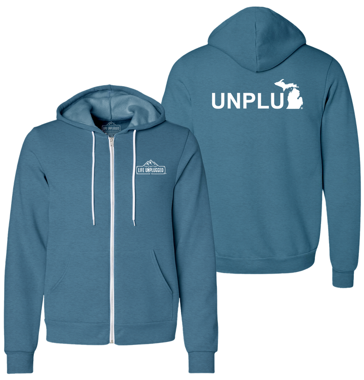 UNPLUG (MI) Supersoft Midweight Zip Up Hoodie