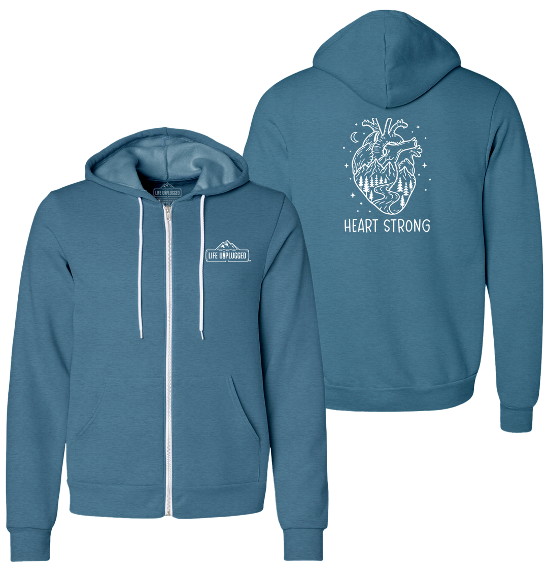 ADVENTURE AWAITS Supersoft Midweight Zip Up Hoodie