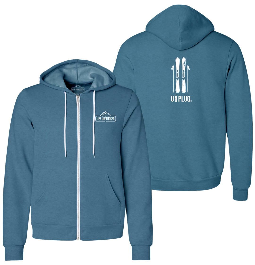 SKIING Supersoft Midweight Zip Up Hoodie