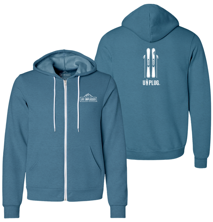 SKIING Supersoft Midweight Zip Up Hoodie