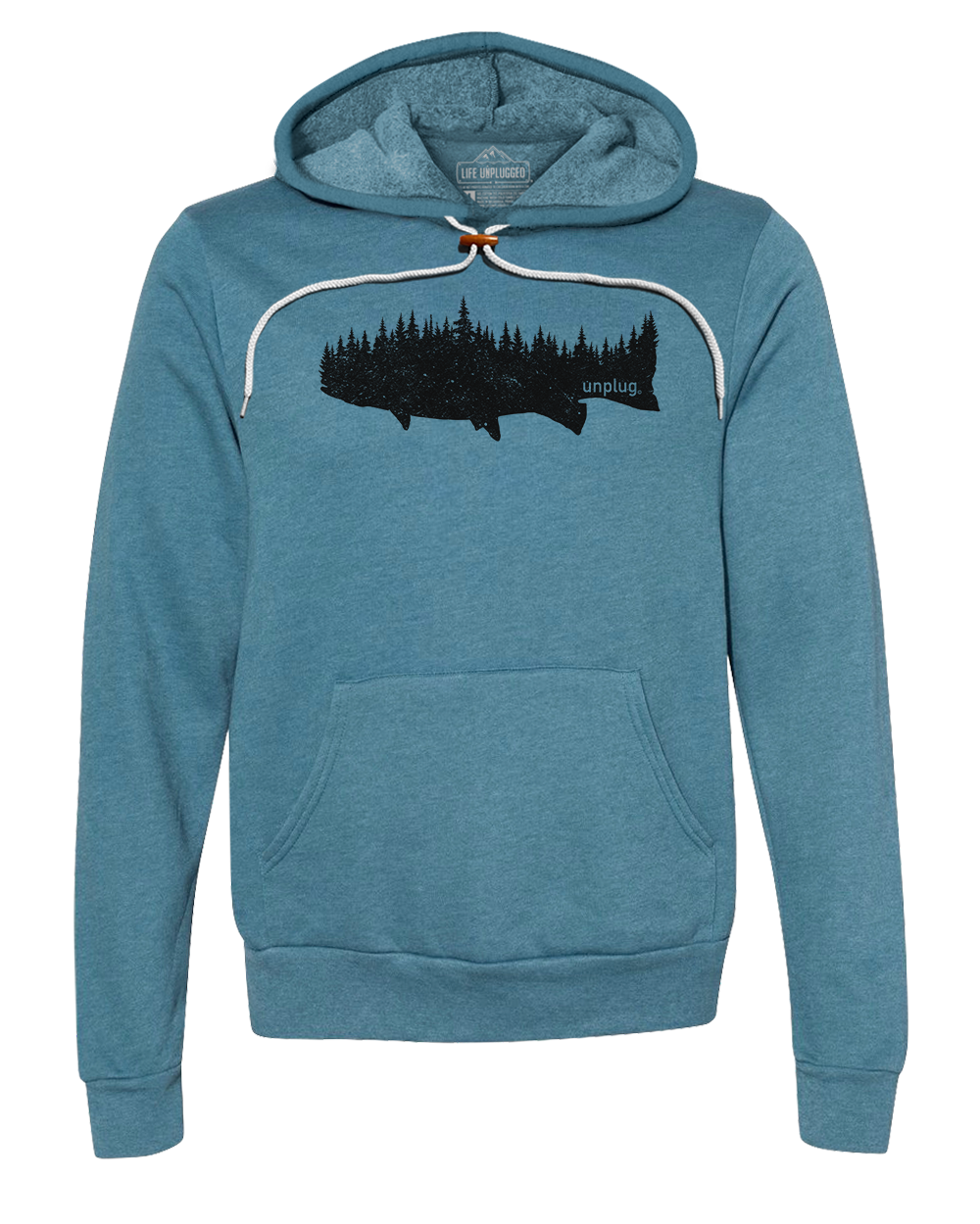 Trout In The Trees Premium Super Soft Hooded Sweatshirt