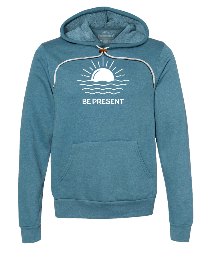OCEAN SUNSET Premium Super Soft Hooded Sweatshirt